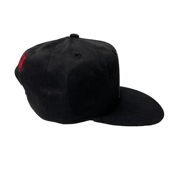 Coca Cola Polar Bear Youth Hat Cap Logo Black Snapback 90s Retro Soda Coke VTG - Picture 5 of 14